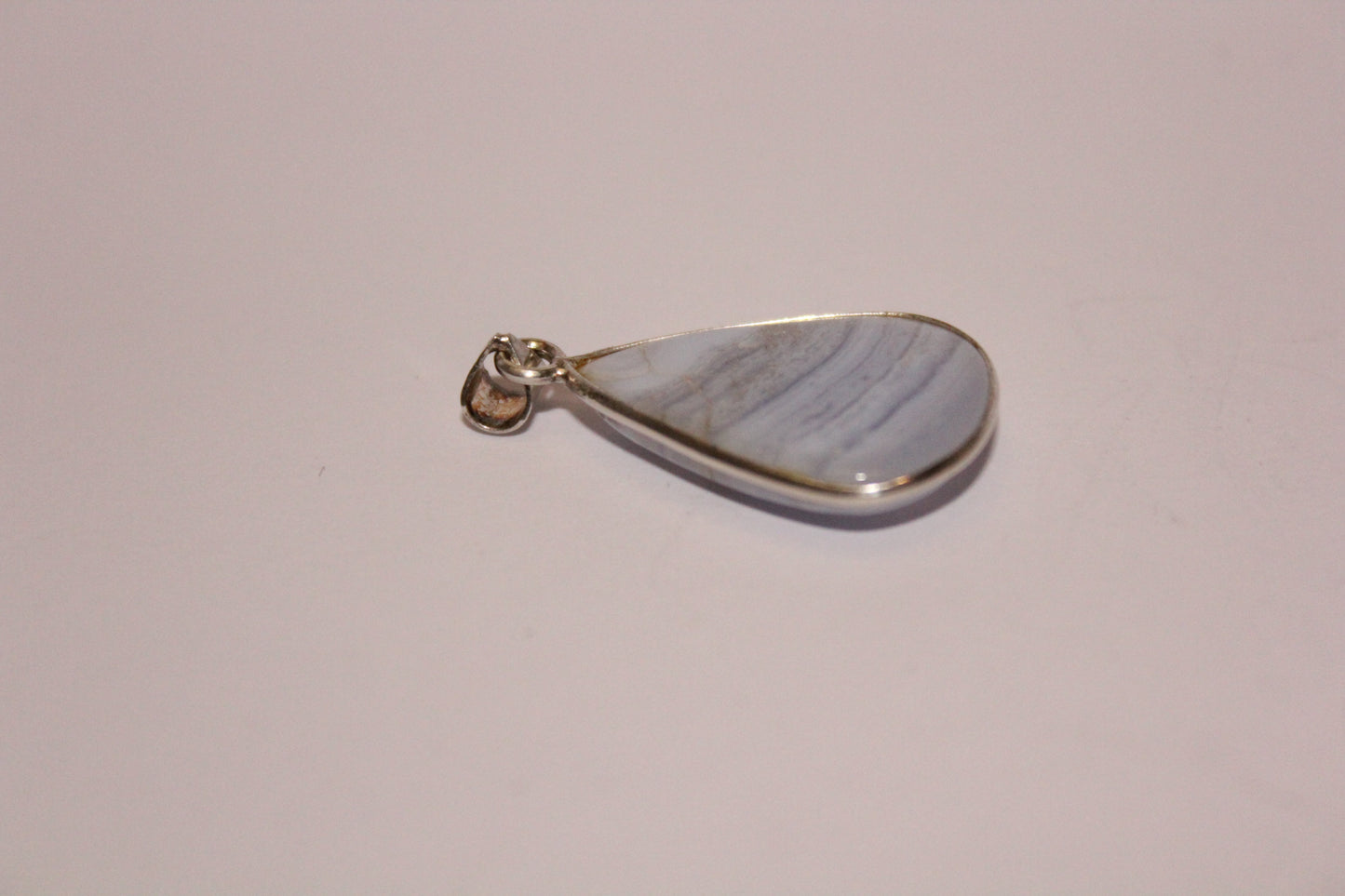 Pendant - Blue Lace Agate - sml