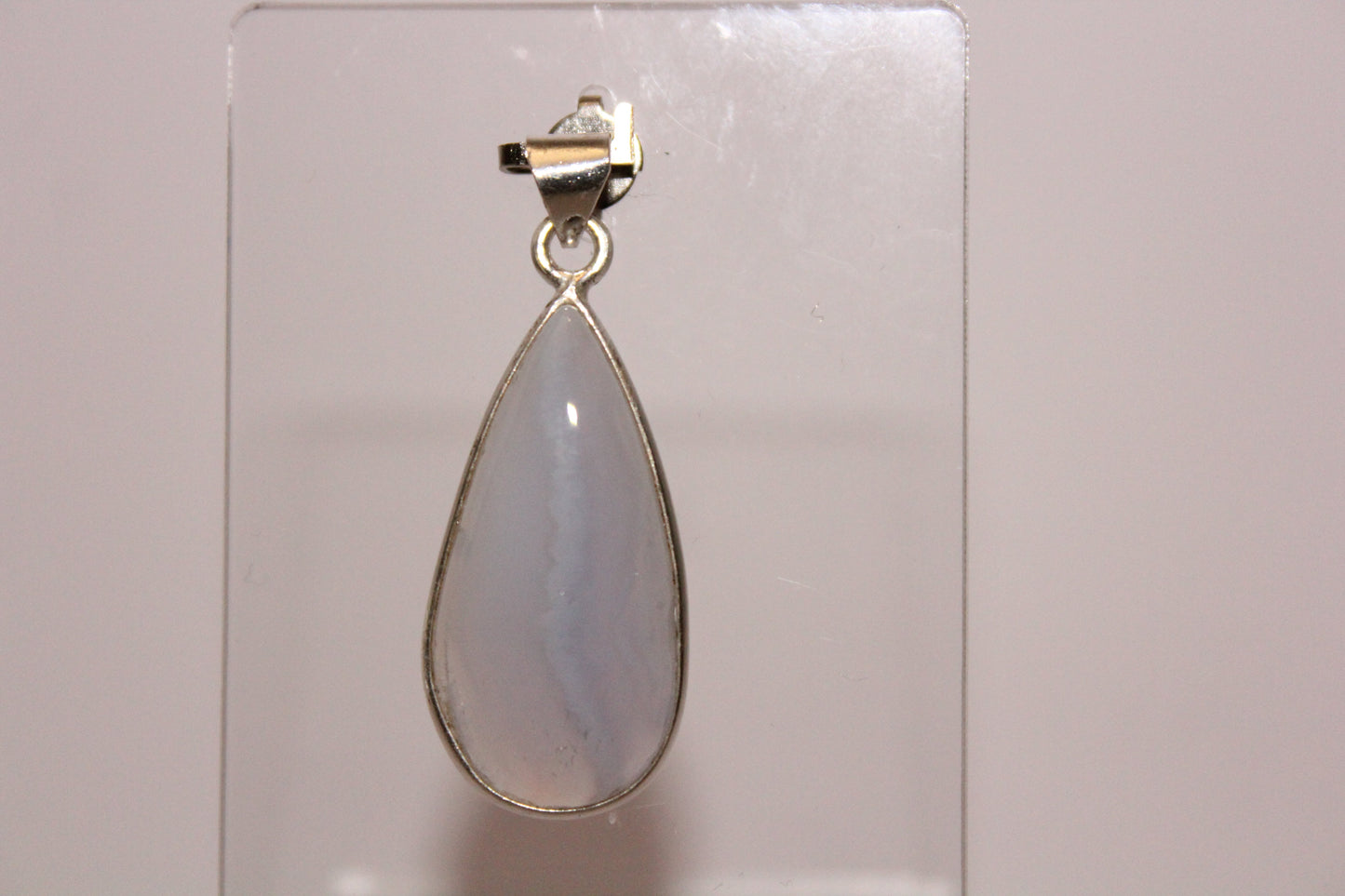 Pendant - Blue Lace Agate - sml