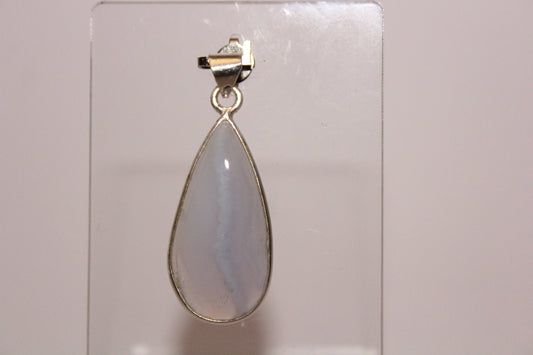 Pendant - Blue Lace Agate - sml