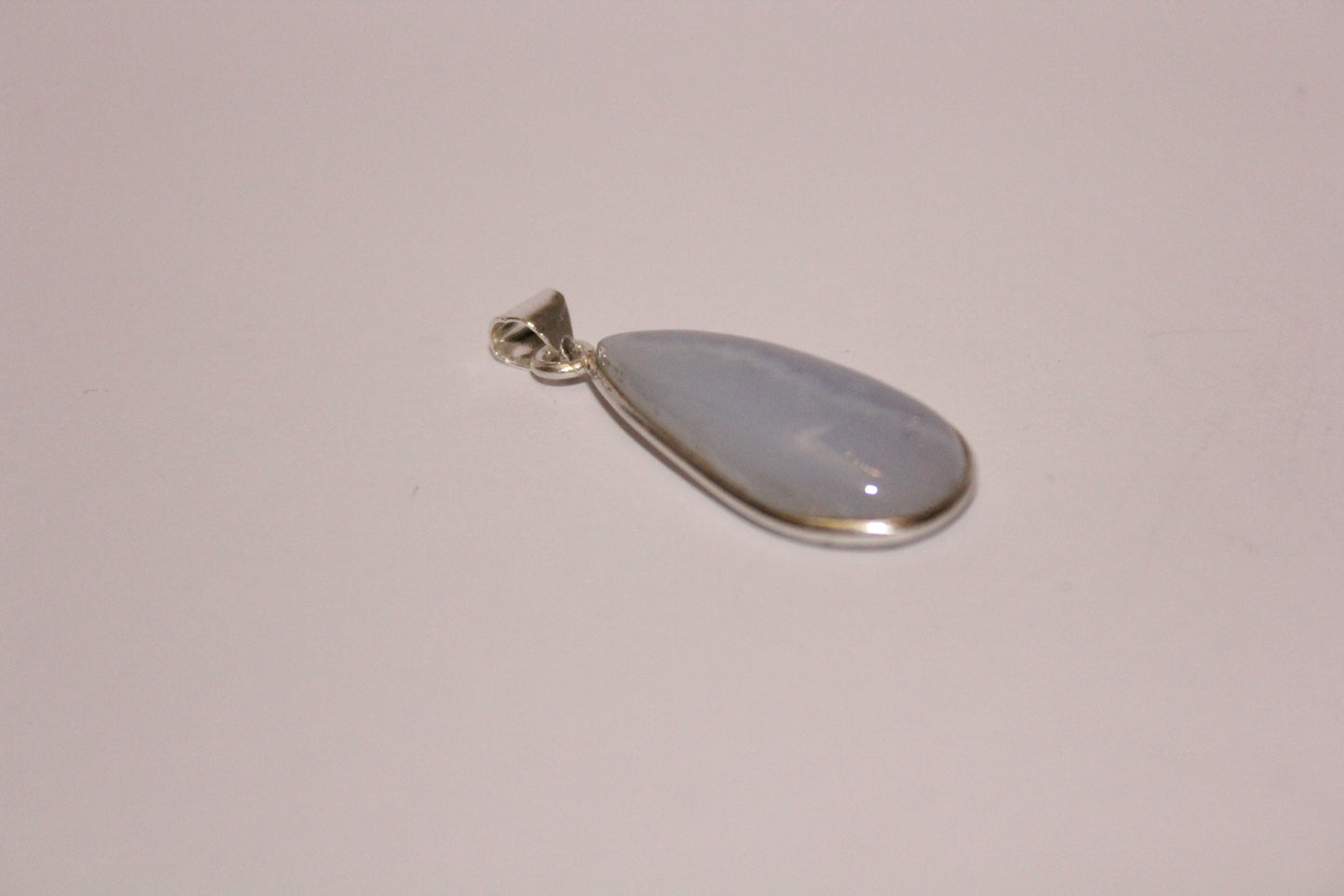Pendant - Blue Lace Agate - sml