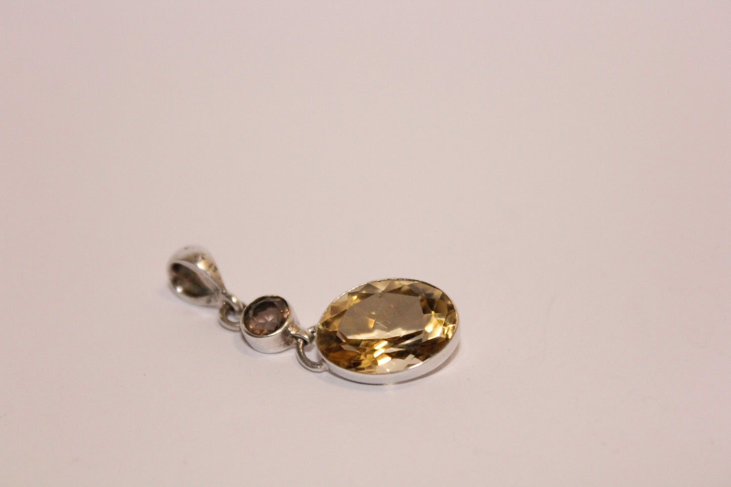 Pendant - Citrine - med