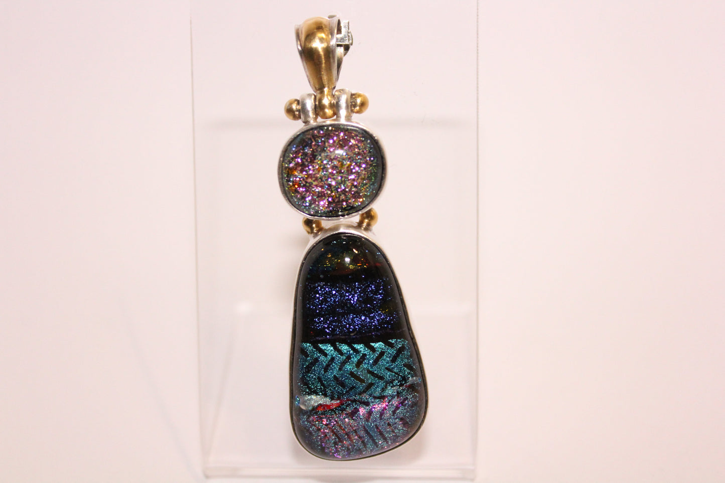 Pendant - Dichroic Glass - lge