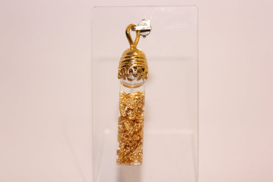 Pendant - Gold Leaf (in bottle) - lge
