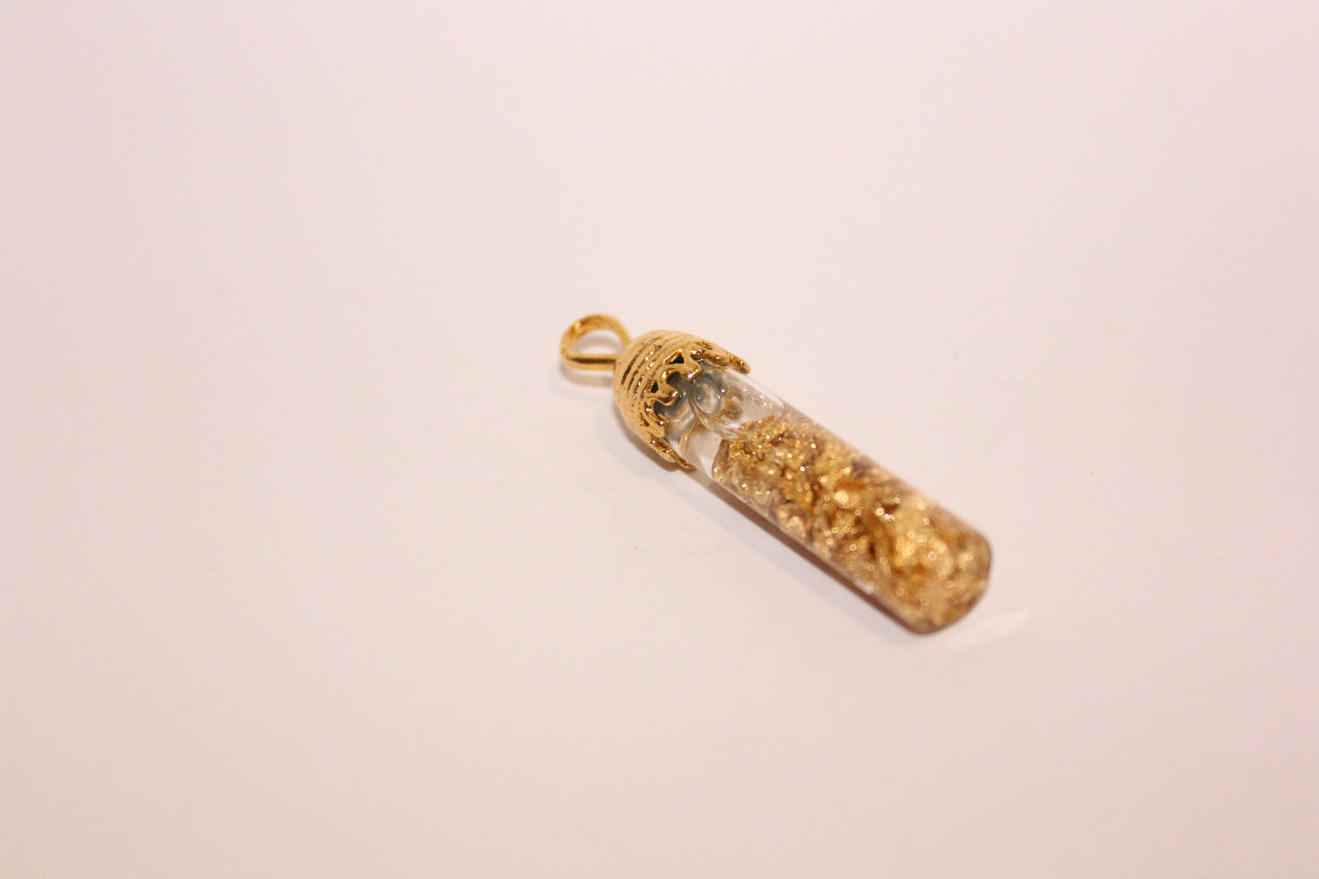 Pendant - Gold Leaf (in bottle) - lge