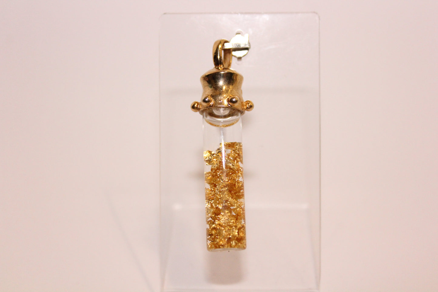 Pendant - Gold Leaf (in bottle) - lge