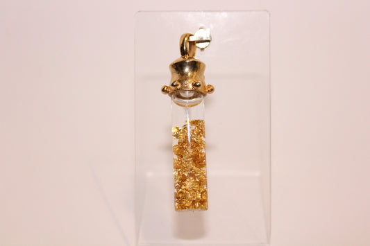 Pendant - Gold Leaf (in bottle) - lge
