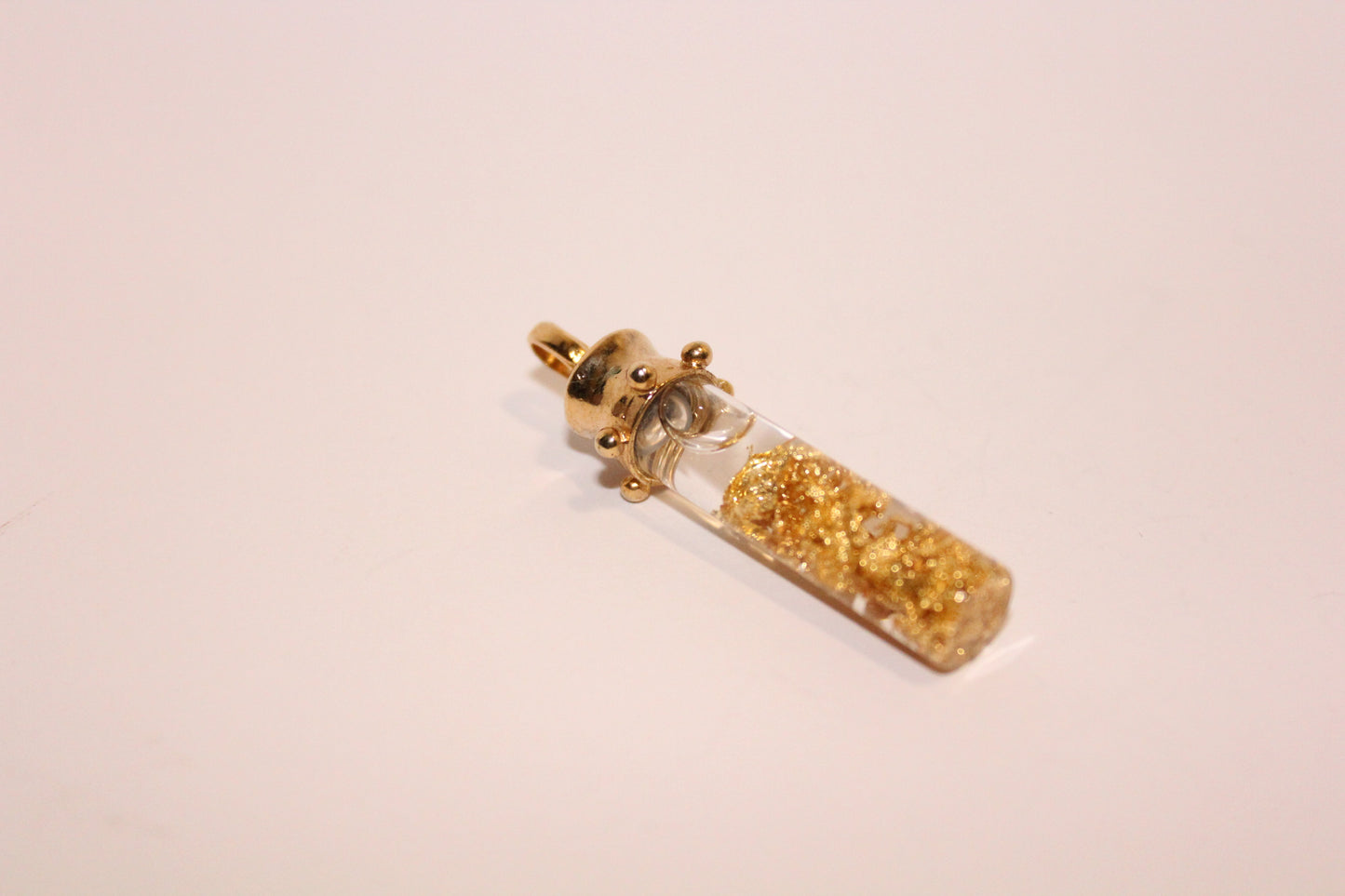 Pendant - Gold Leaf (in bottle) - lge