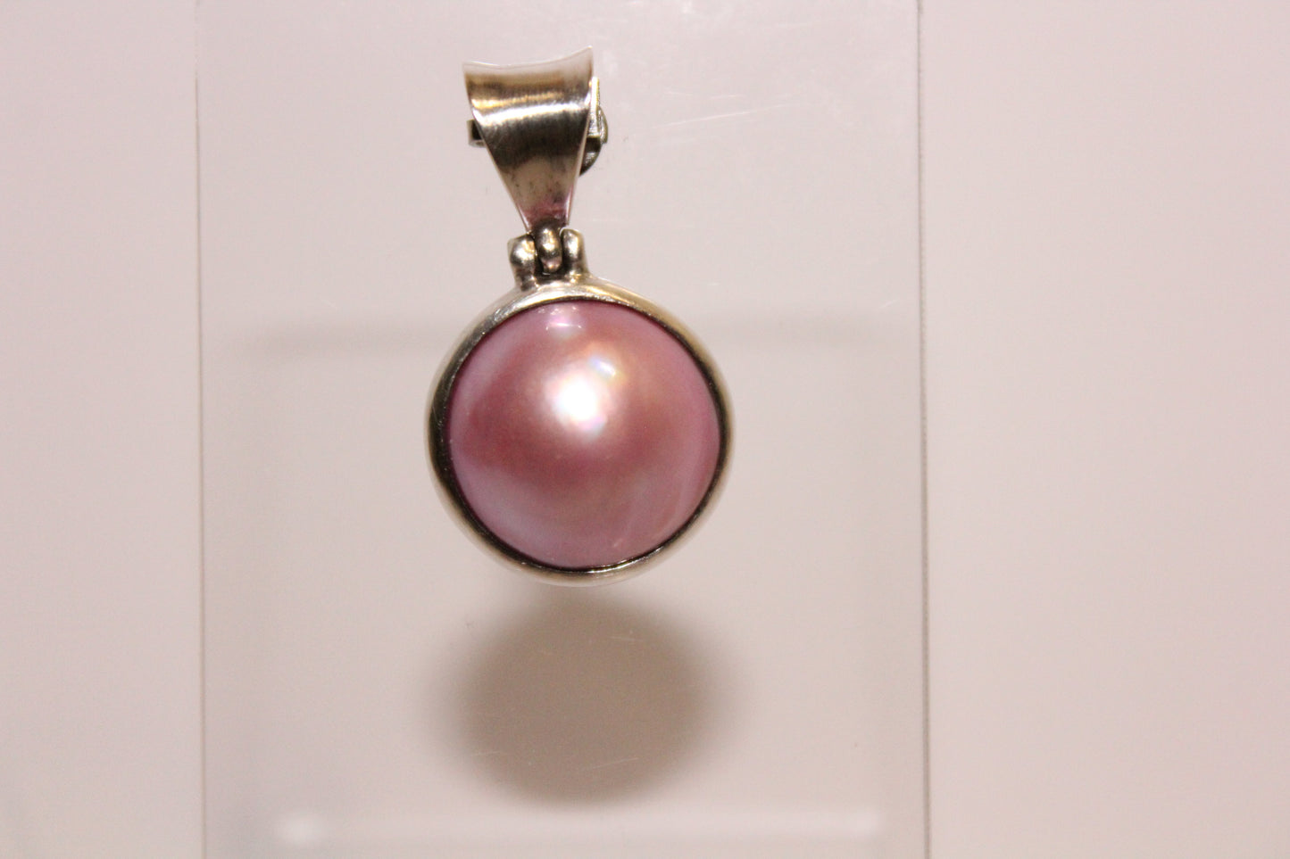 Pendant - Mabe Pearl (pink) - med