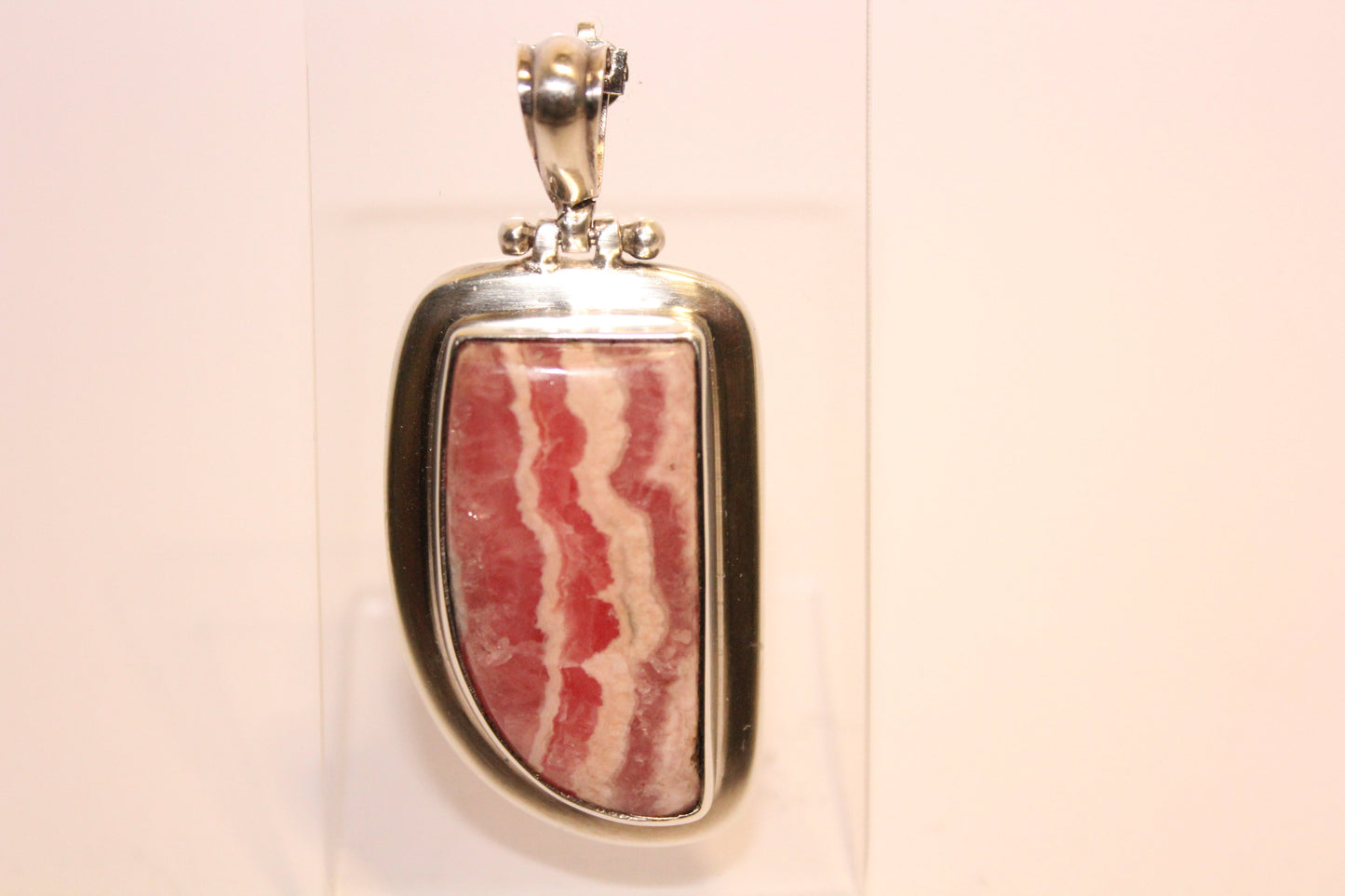 Pendant - Rhodochrosite - lge