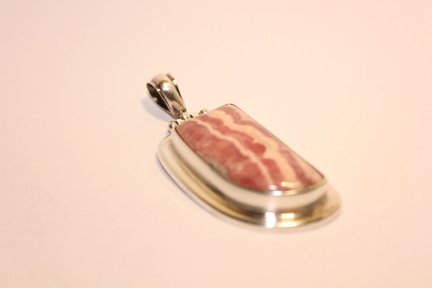 Pendant - Rhodochrosite - lge