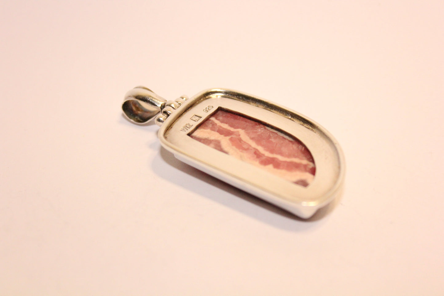 Pendant - Rhodochrosite - lge