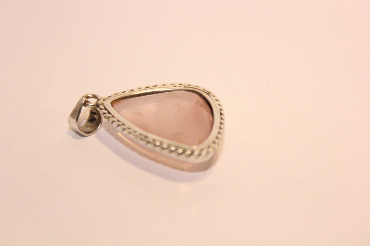Pendant - Rose Quartz - lge