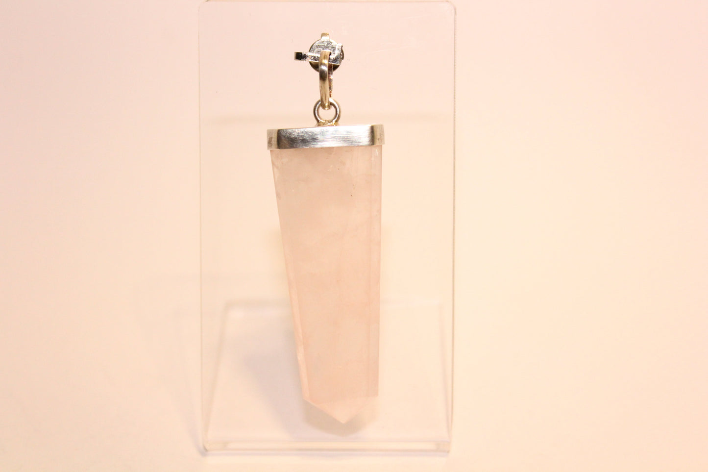 Pendant - Rose Quartz - lge