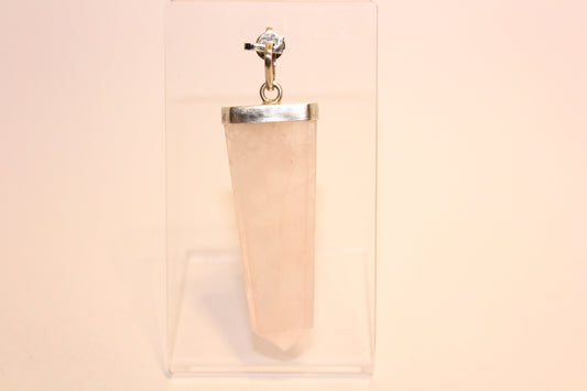 Pendant - Rose Quartz - lge