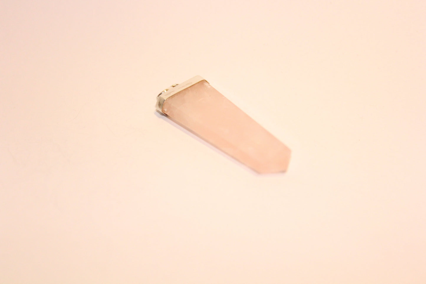 Pendant - Rose Quartz - lge