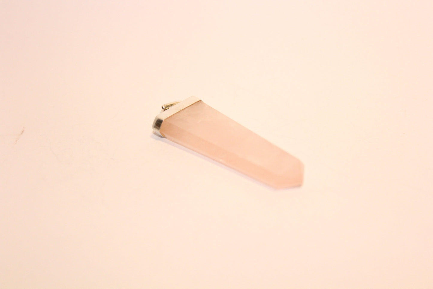 Pendant - Rose Quartz - lge