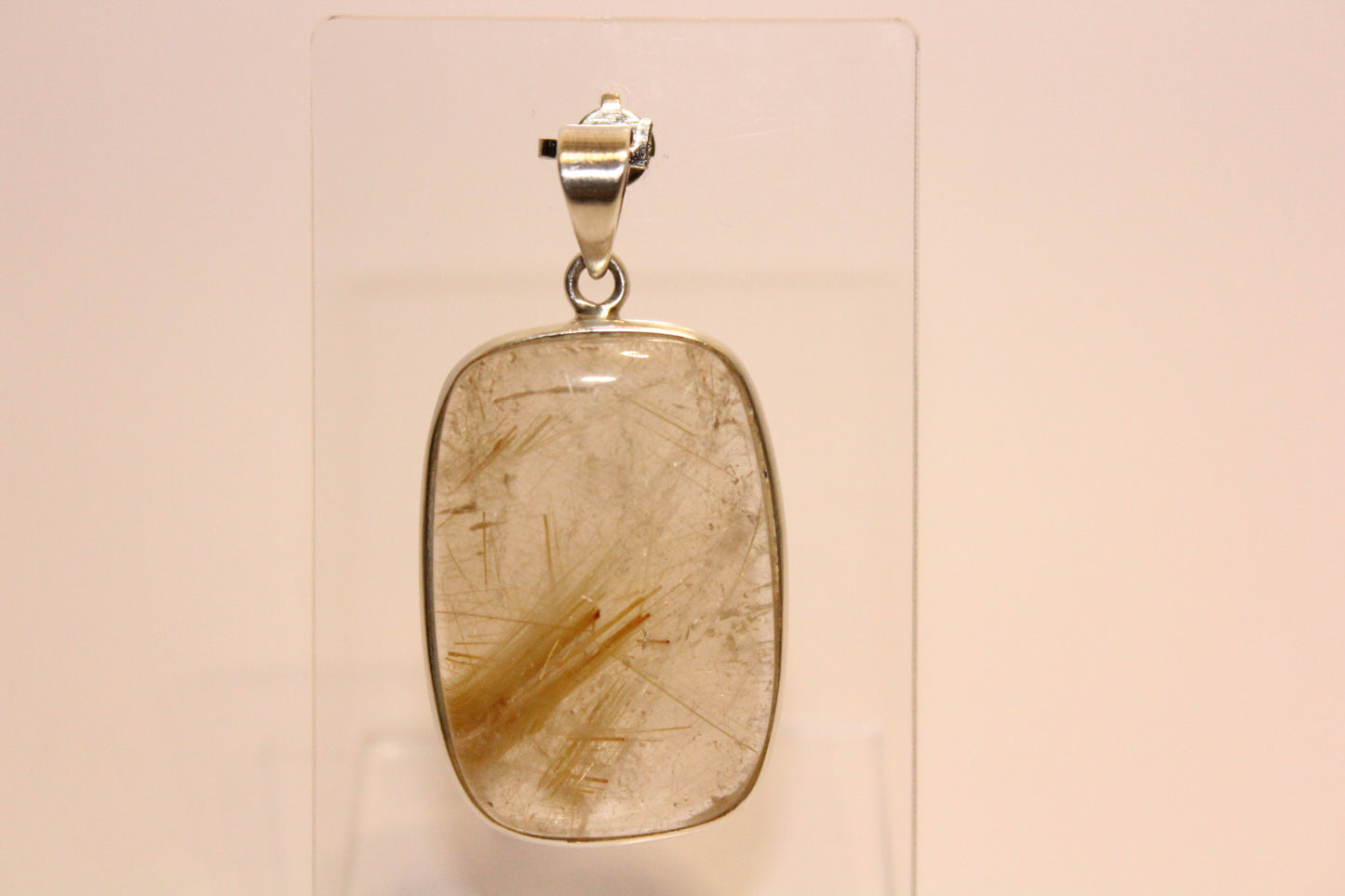 Pendant - Rutilated Quartz - lge