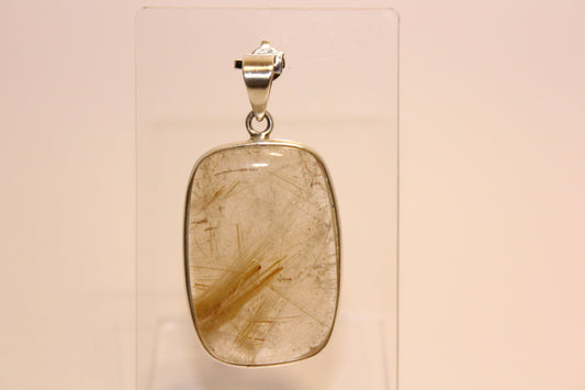 Pendant - Rutilated Quartz - lge