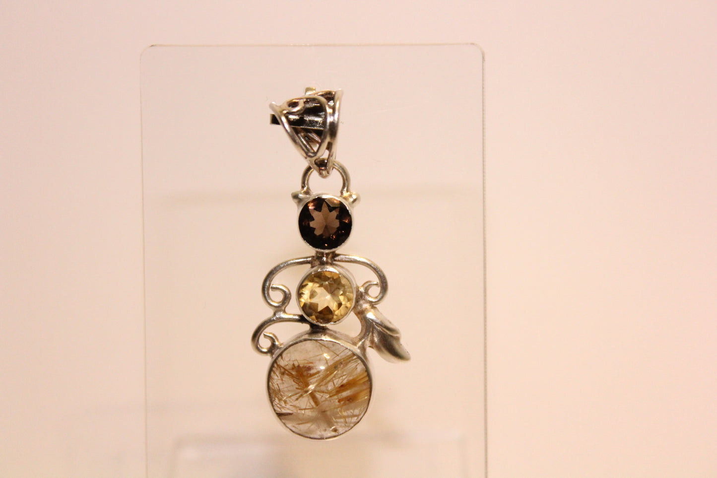 Pendant - Rutilated Quartz - lge