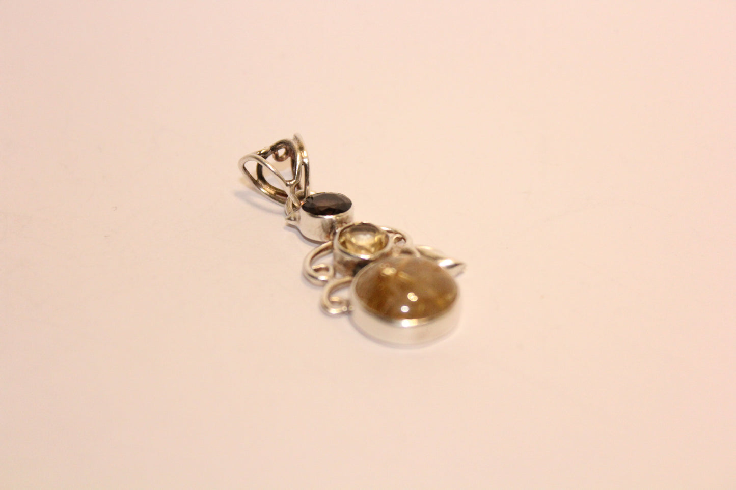Pendant - Rutilated Quartz - lge