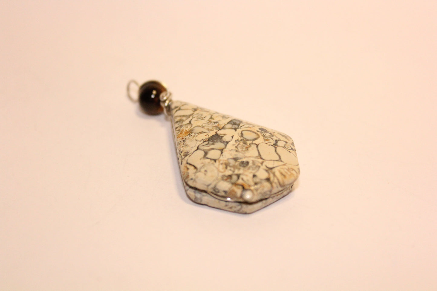 Pendant - Turritella Fossil - lge
