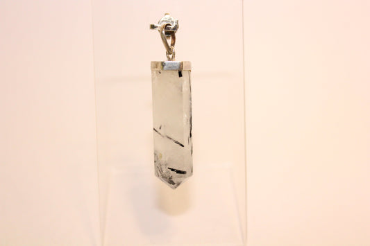 Pendant - Tourmalinated Quartz (generator) - med