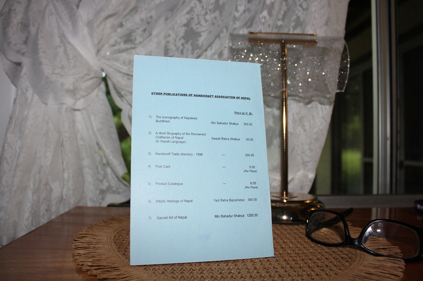 Book - Short description of Gods, Goddesses & Ritual Objects of Buddhism & Hinduism in Nepal