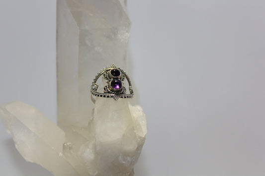 Ring - Amethyst - size - 8