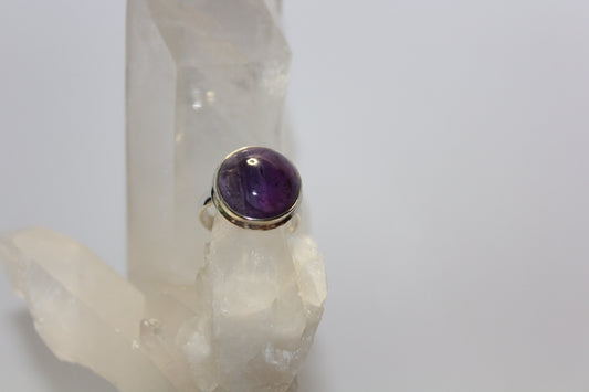 Ring - Amethyst - size - 10
