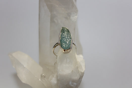 Ring - Aquamarine - size - 10