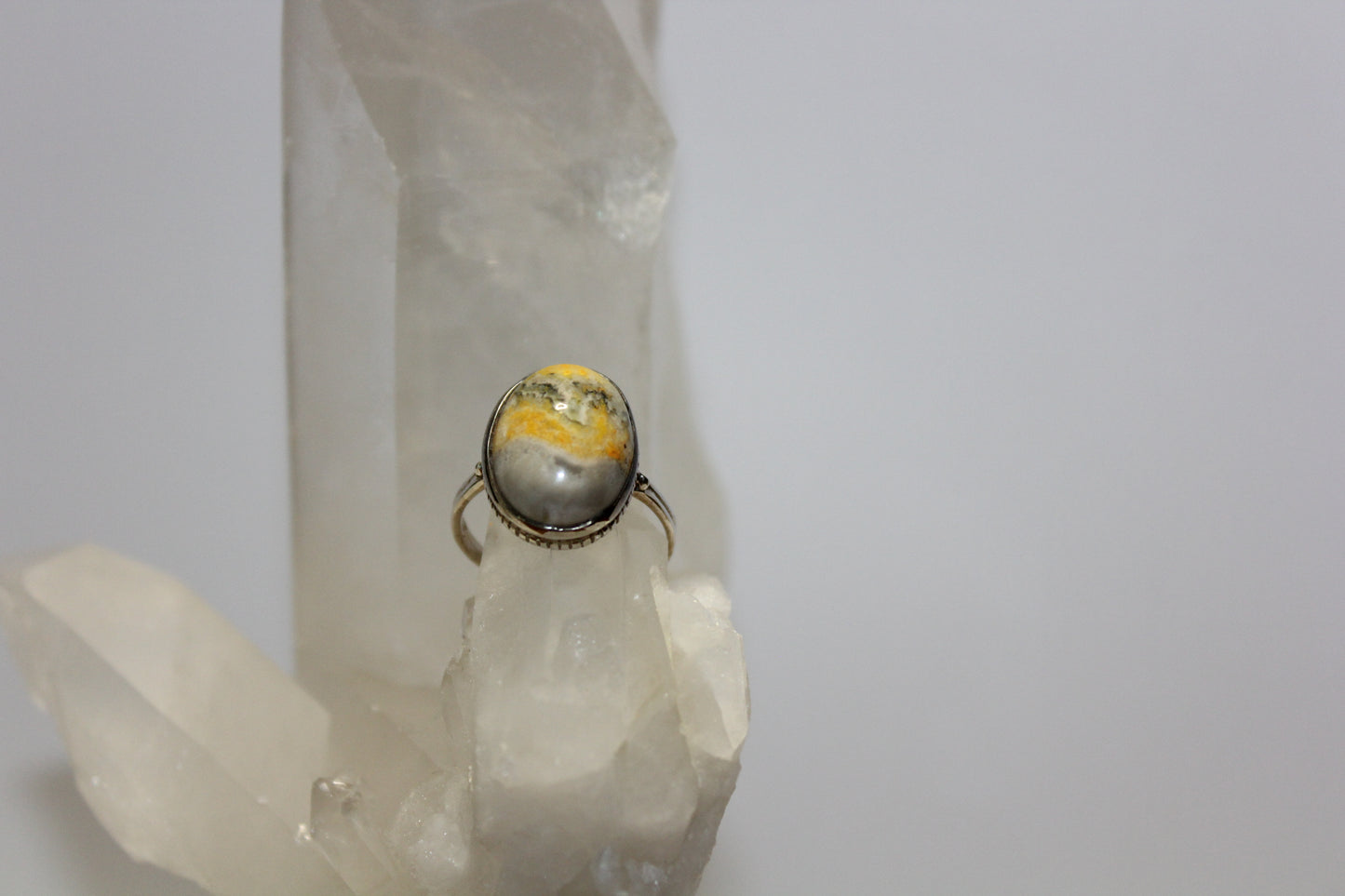 Ring - Bumble Bee Jasper - size - 8