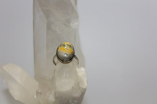 Ring - Bumble Bee Jasper - size - 8