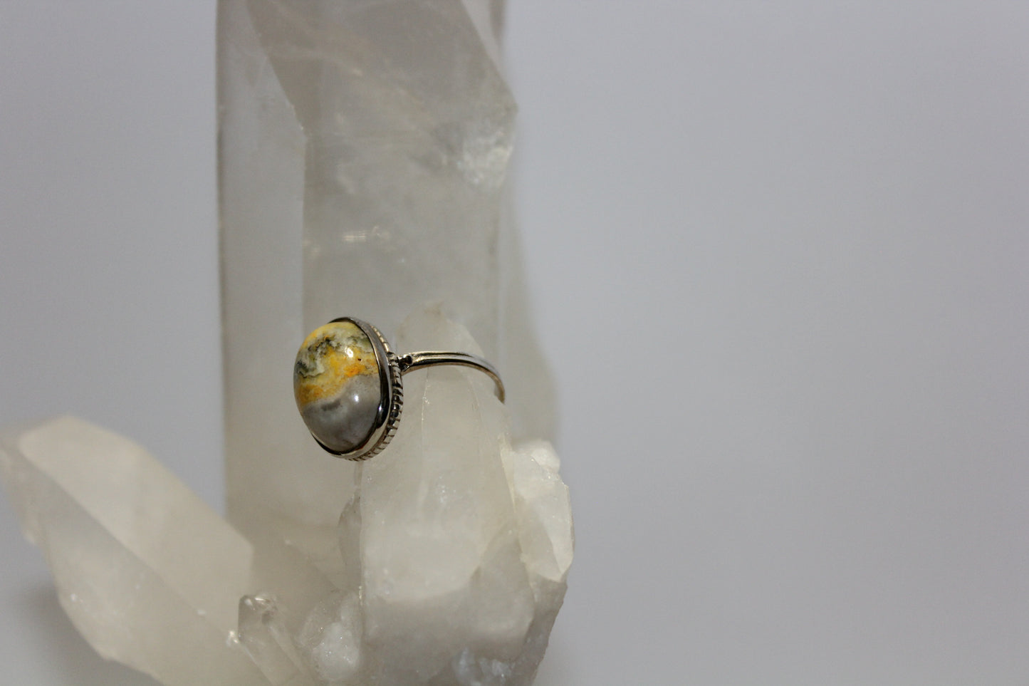 Ring - Bumble Bee Jasper - size - 8