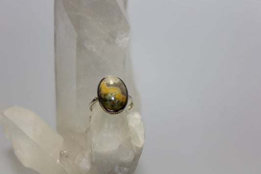 Ring - Bumble Bee Jasper - size - 9