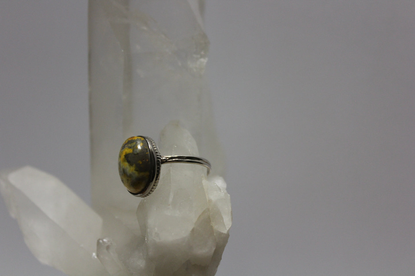 Ring - Bumble Bee Jasper - size - 10