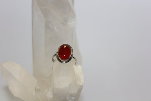 Ring - Carnelian - size - 8