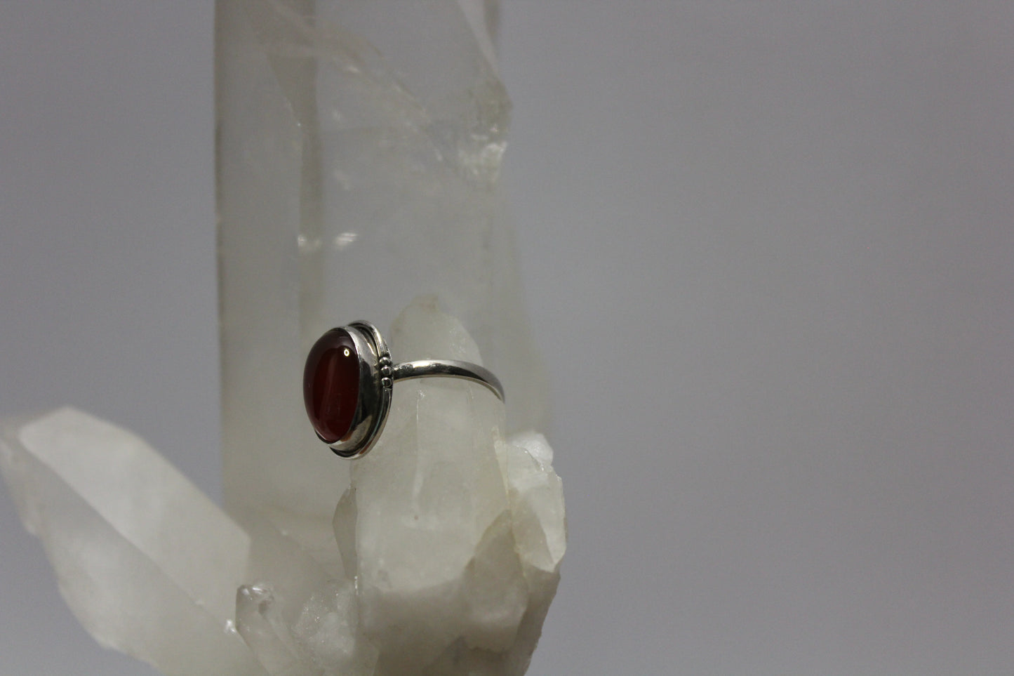 Ring - Carnelian - size - 8