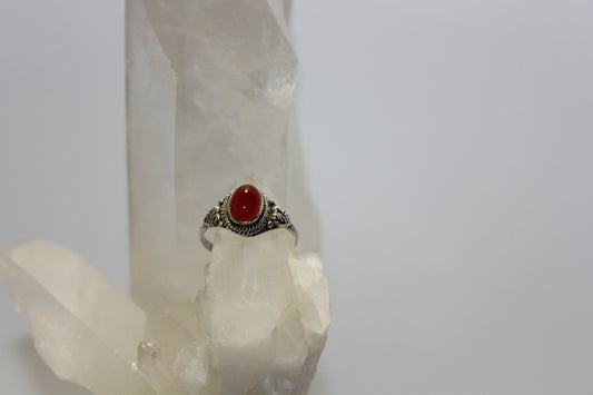 Ring - Carnelian - size - 8