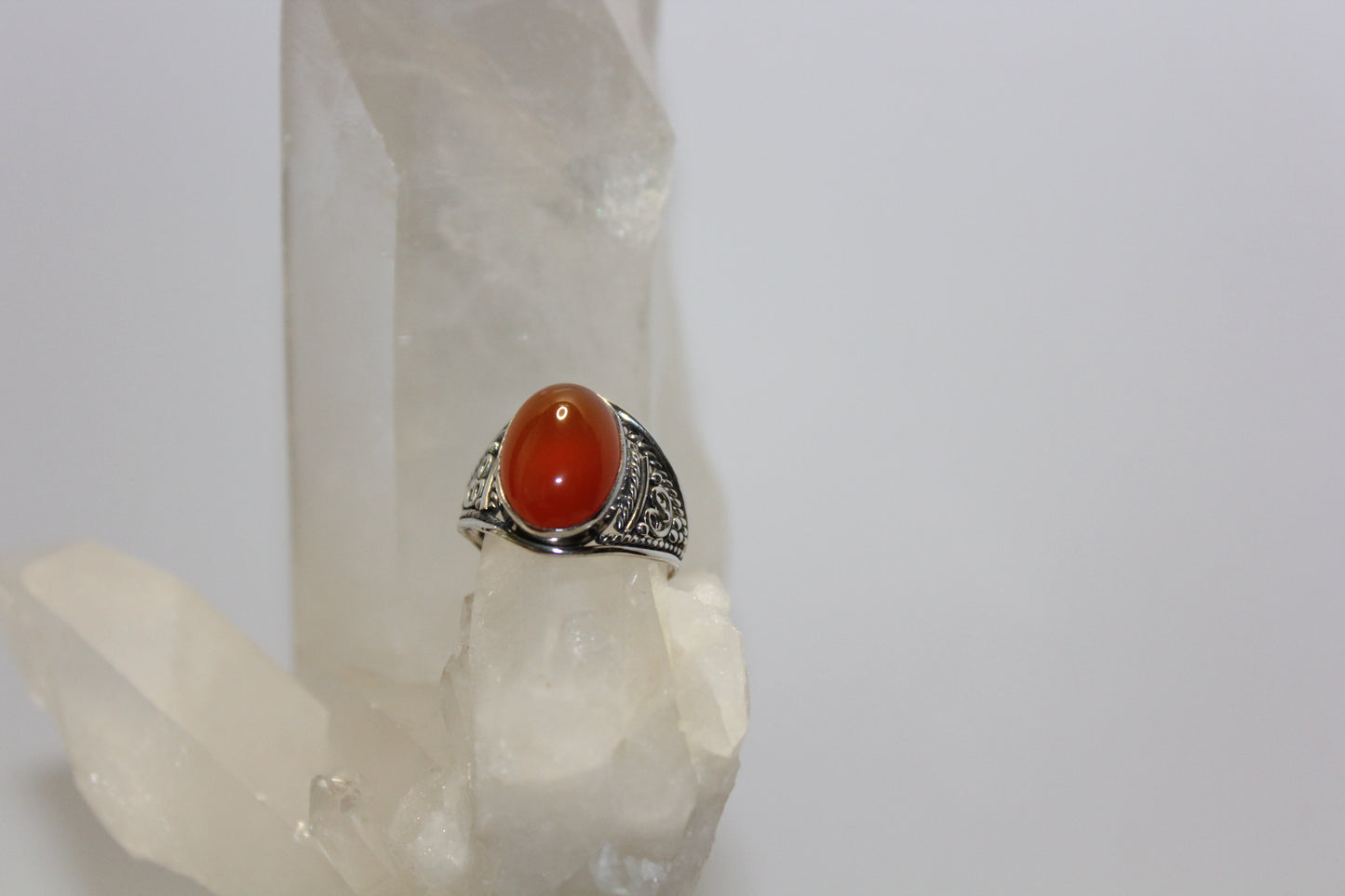 Ring - Carnelian - size - 8