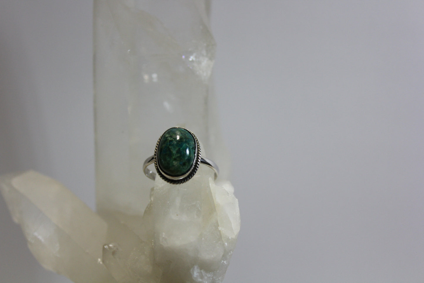 Ring - Chrysocolla - size - 10