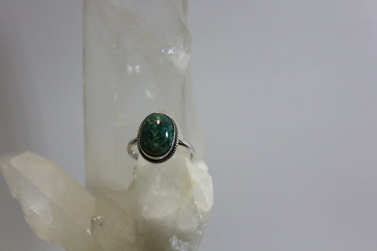 Ring - Chrysocolla - size - 10