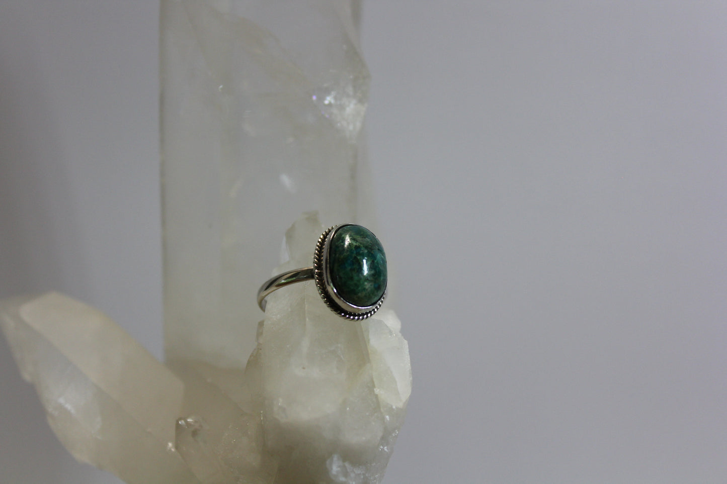 Ring - Chrysocolla - size - 10