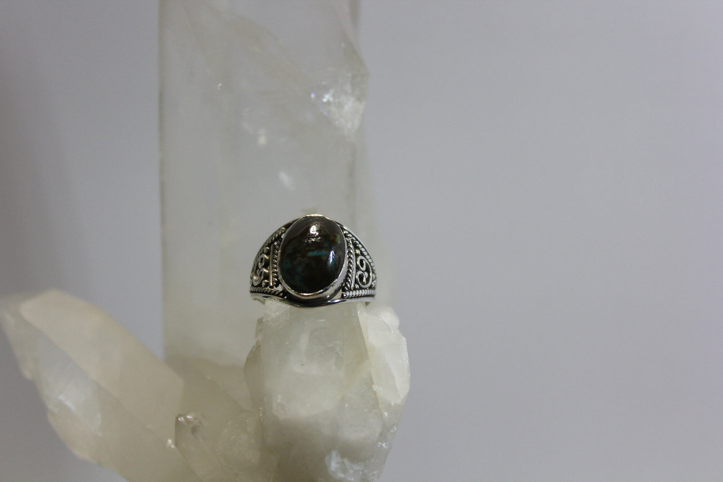 Ring - Chrysocolla - size - 9