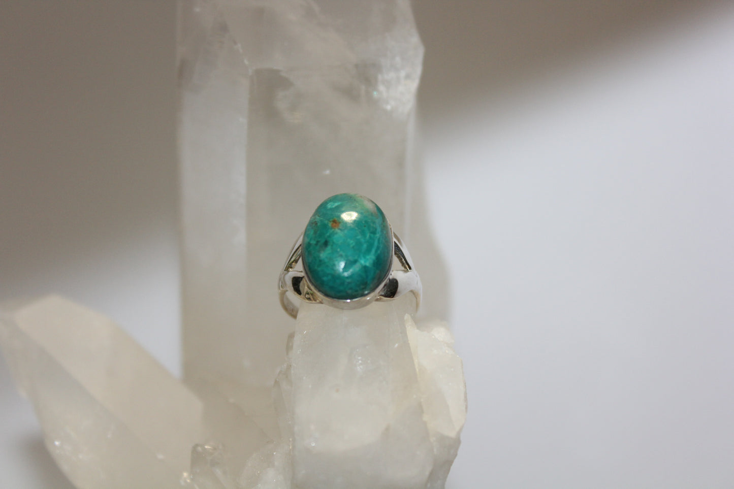 Ring - Chrysocolla - size - 8