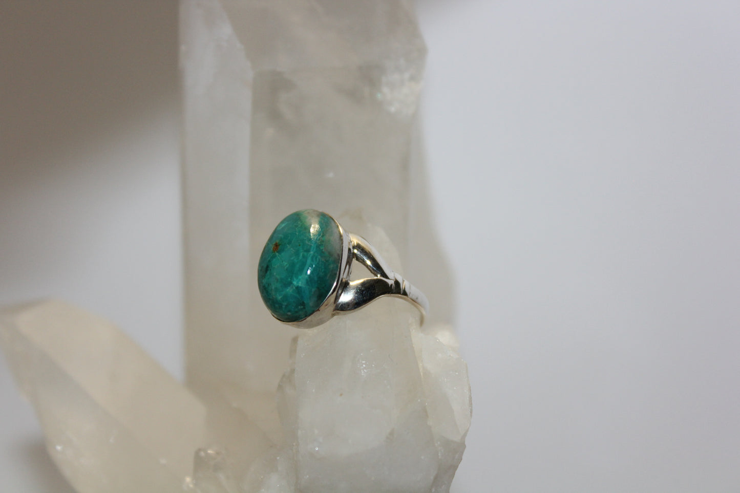 Ring - Chrysocolla - size - 8