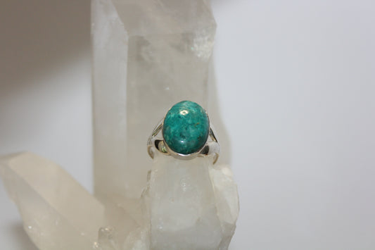 Ring - Chrysocolla - size - 9