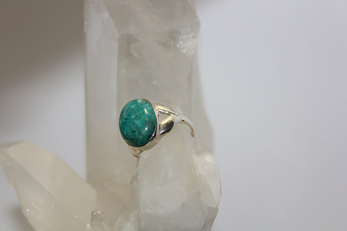 Ring - Chrysocolla - size - 9