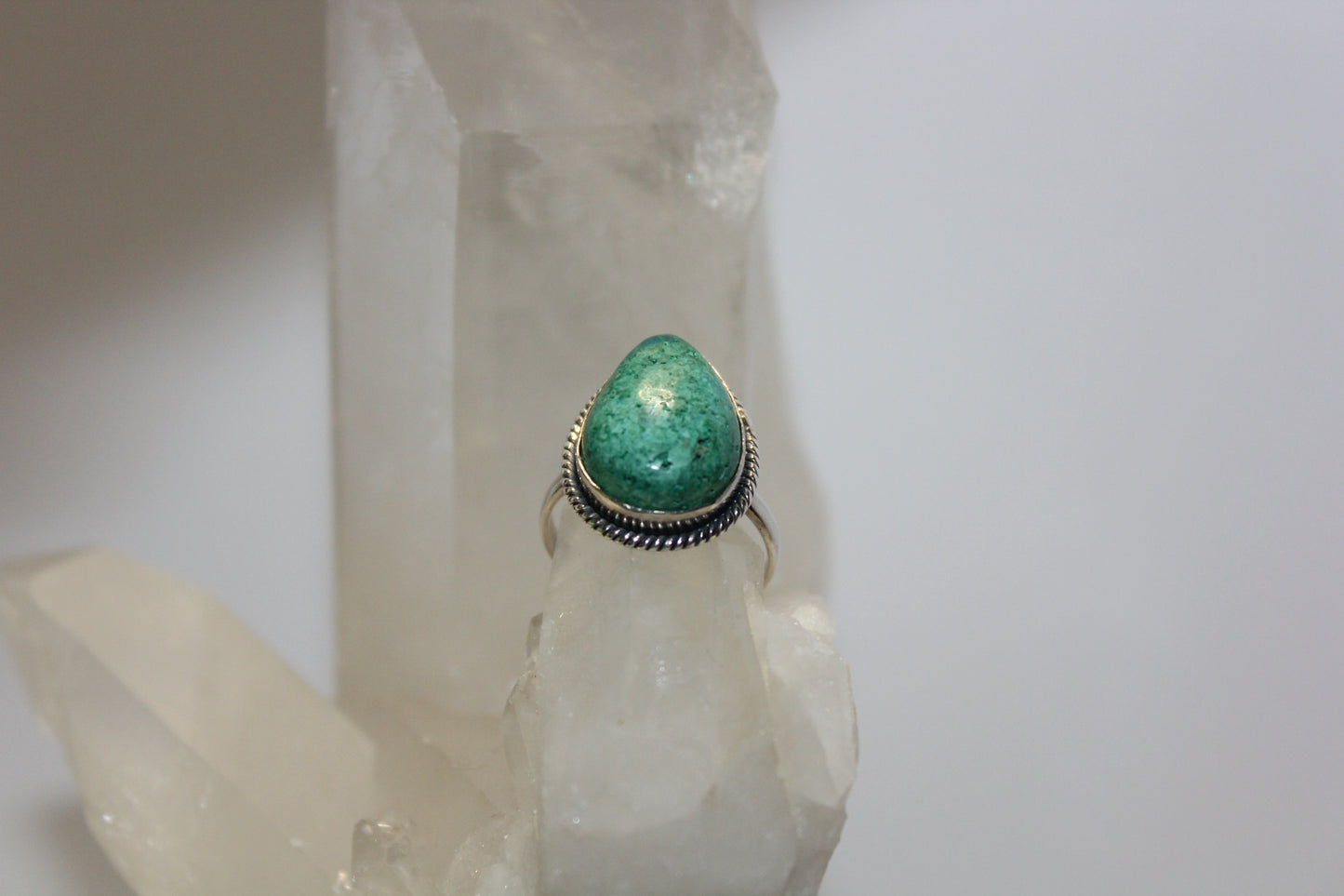 Ring - Chrysocolla - size - 7