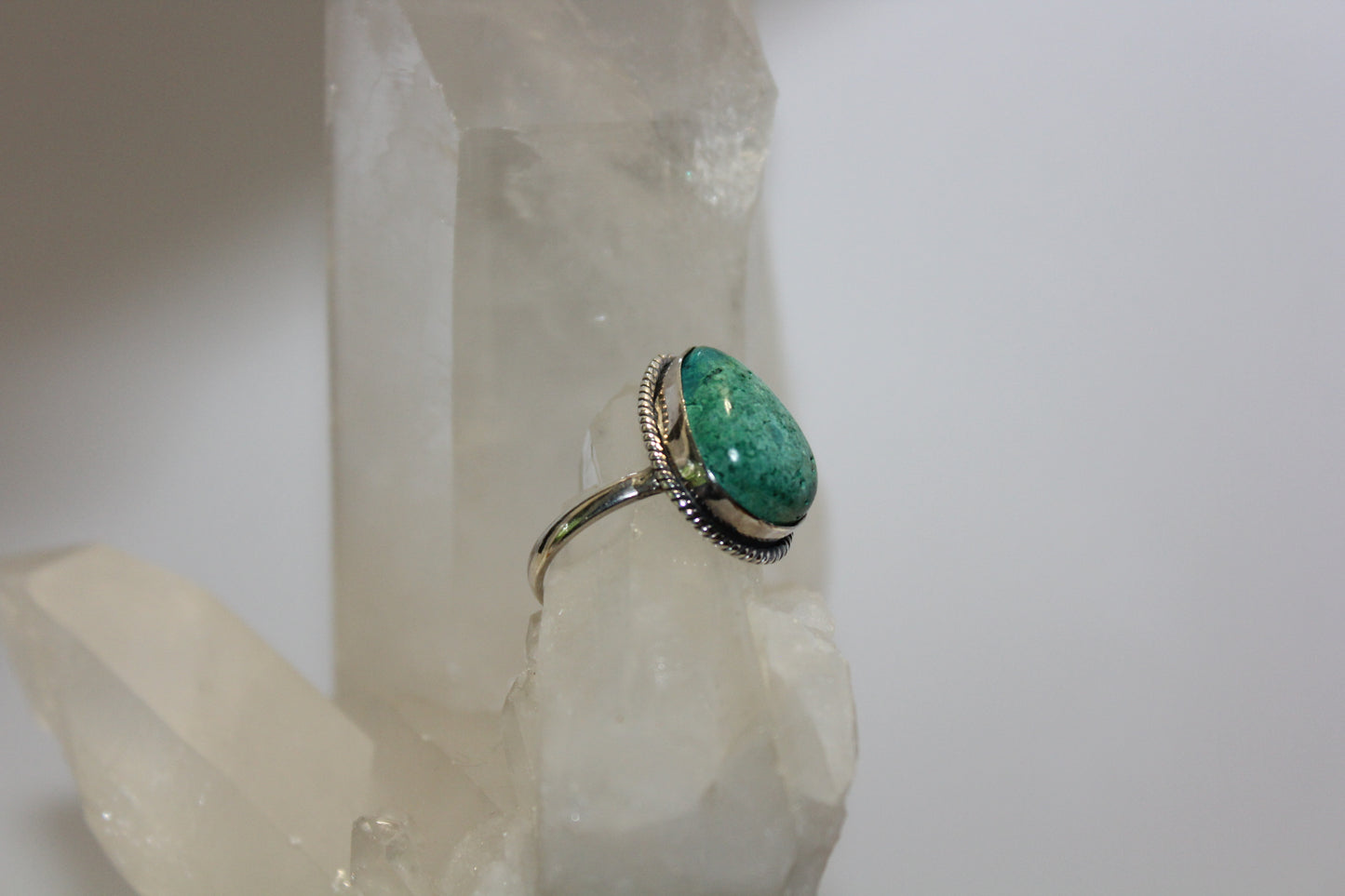 Ring - Chrysocolla - size - 7