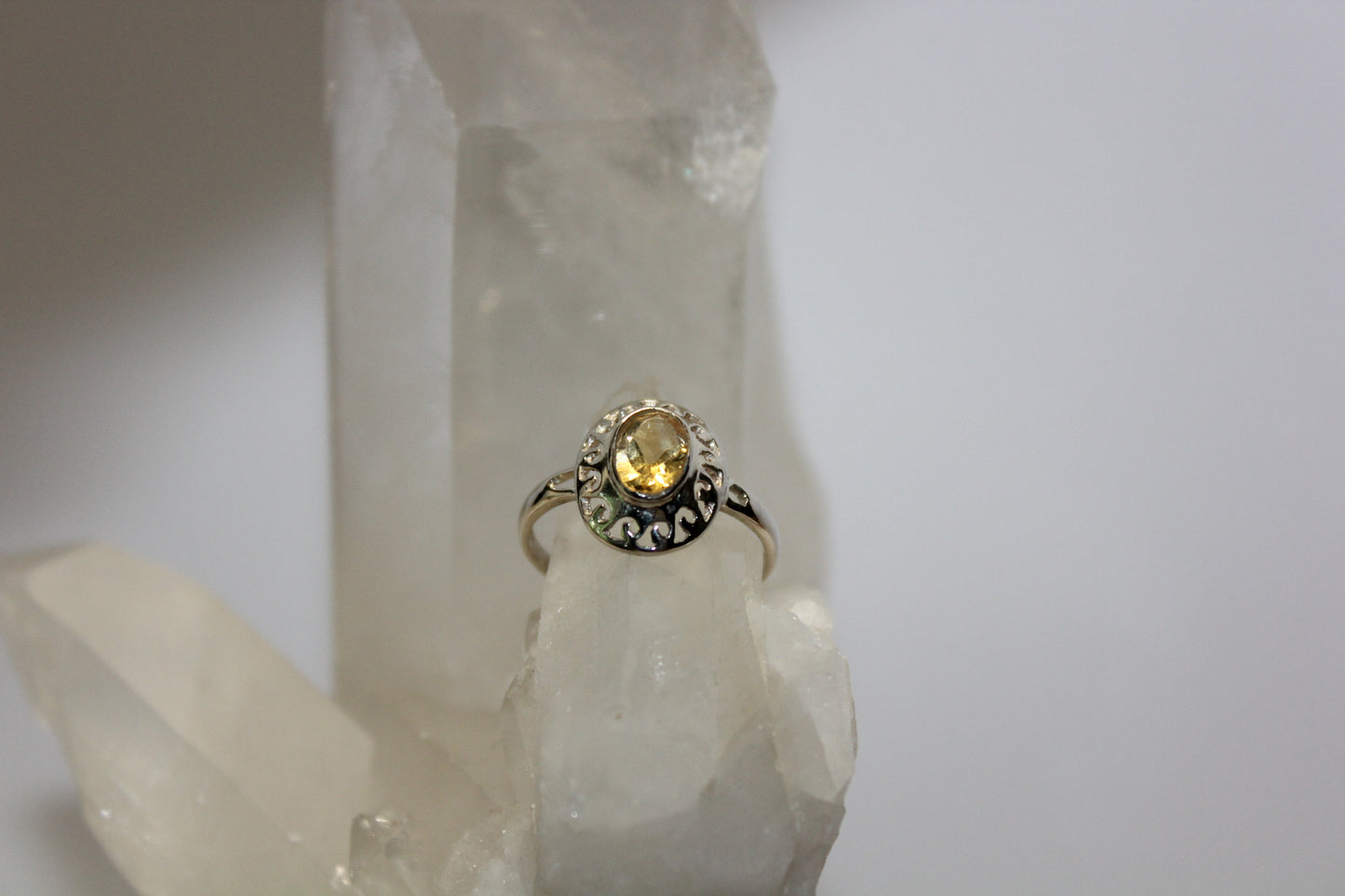 Ring - Citrine - size - 8